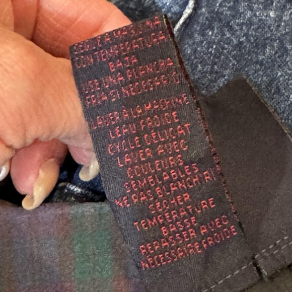 Ralph Lauren Denim Skirt Window Panel Design Women's 2 Vintage - Picture 11 of 14